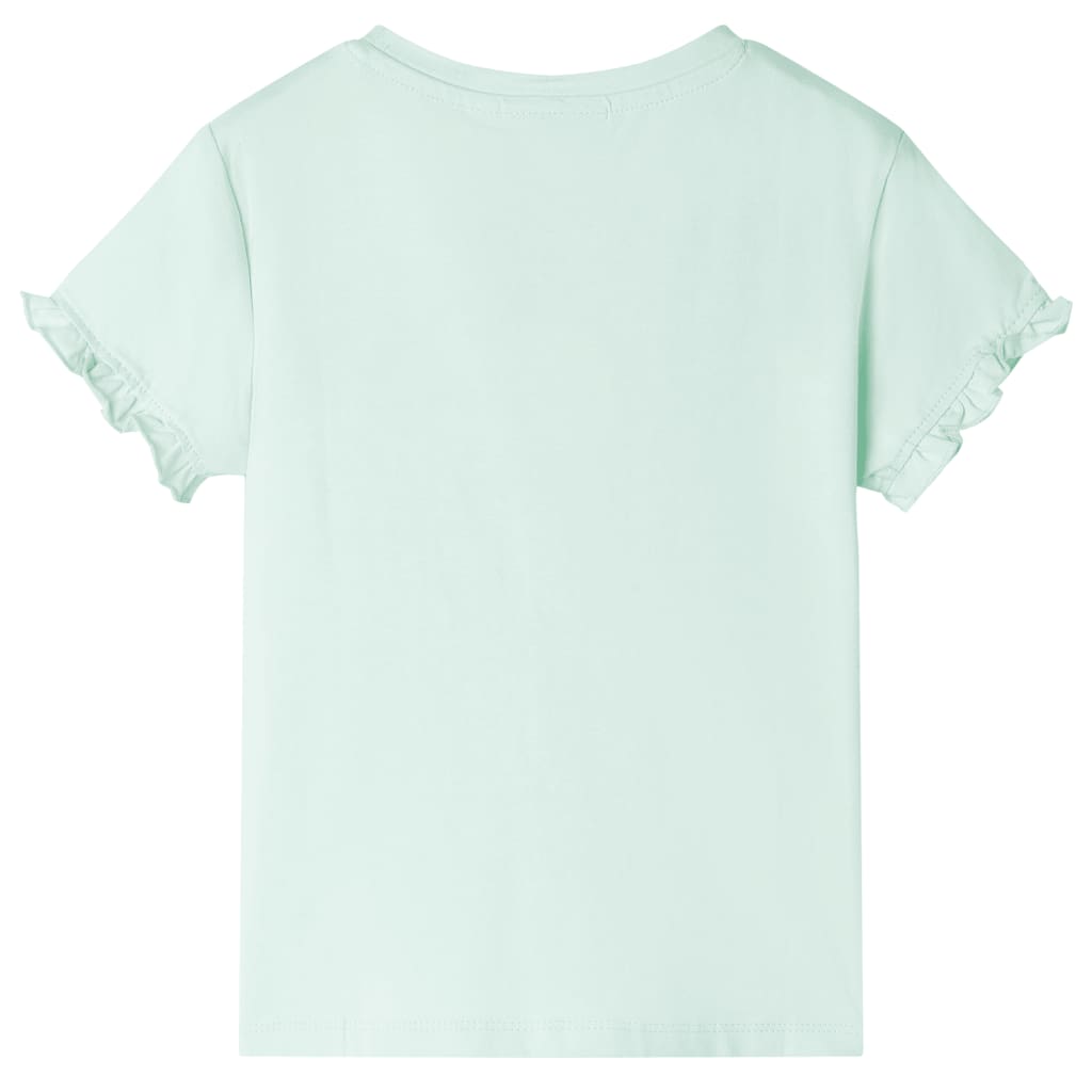 VidaXL Kindershirt 140 helles Mint