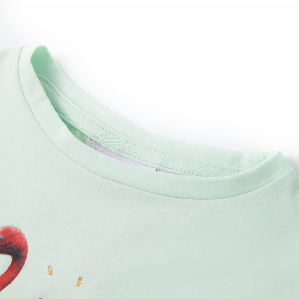 VidaXL Kindershirt 140 helles Mint