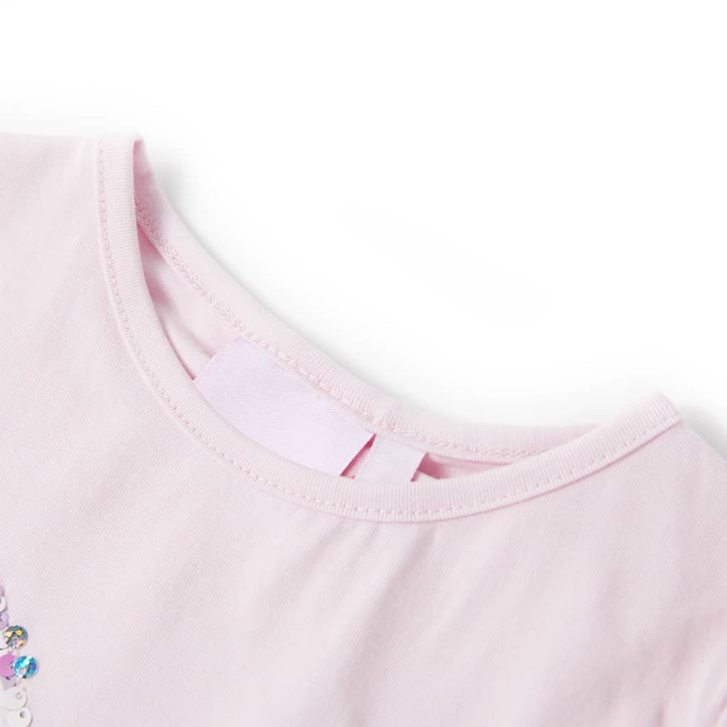 VidaXL Kindershirt mit Flügelärmeln 104 zartrosa
