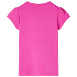 VidaXL Kindershirt mit Flügelärmeln 104 Dunkelrosa