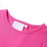 VidaXL Kindershirt mit Flügelärmeln 104 Dunkelrosa