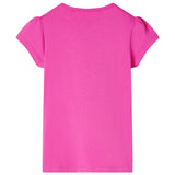 VidaXL Kindershirt mit Flügelärmeln 140 Dunkelrosa