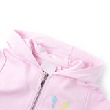 VidaXL Kinderstrickjacke mit Kapuze 116 Hellrosa