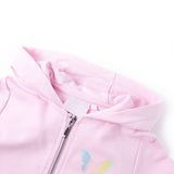 VidaXL Kinderstrickjacke mit Kapuze 128 Hellrosa