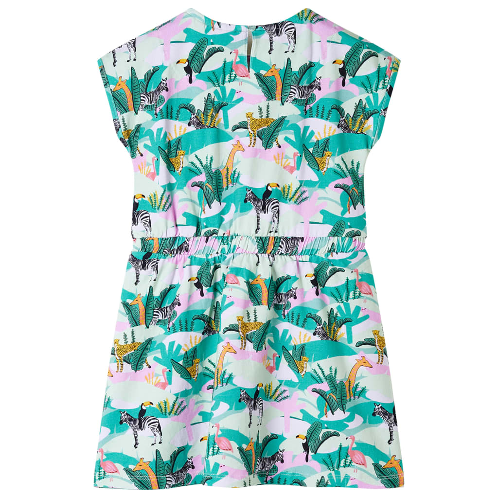 VidaXL Kinderkleid 128 hellmint