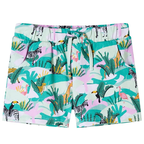 VidaXL Kindershorts mit Kordelzug 92 Hellmint