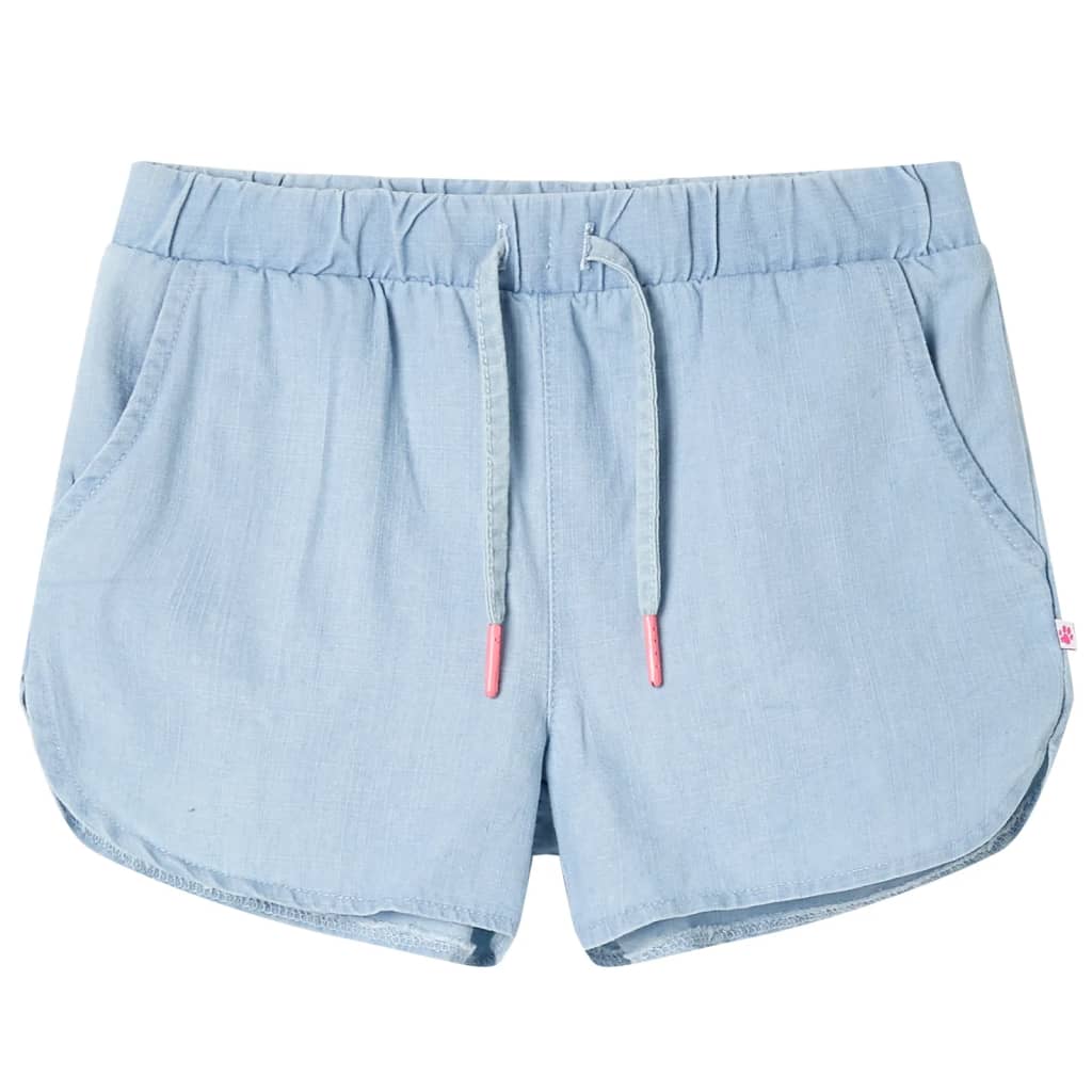 VidaXL Kindershorts 116 Soft Denim Blau