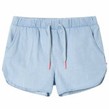 VidaXL Kindershorts 128 Soft Denim Blau