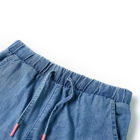 VidaXL Kindershorts 116 Jeansblau