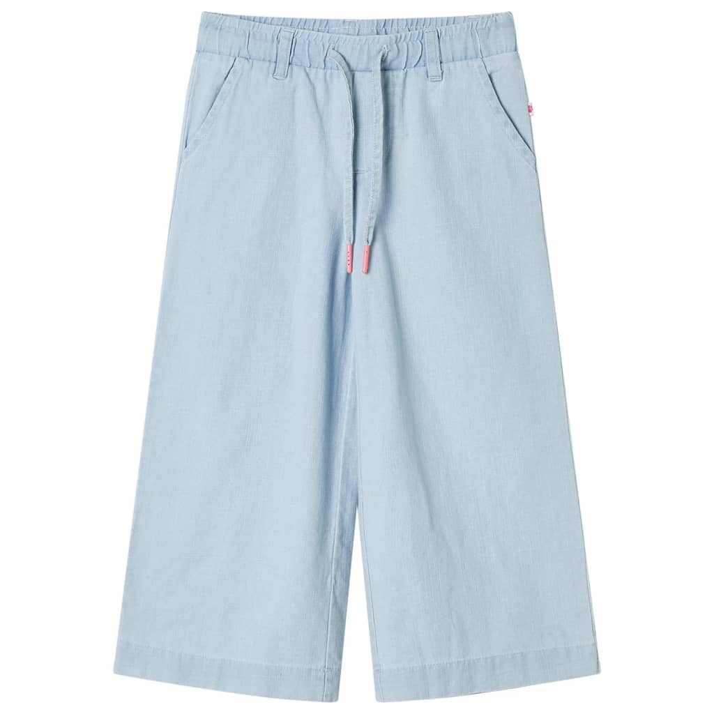 VidaXL Kinderhose 92 Soft Denim Blau