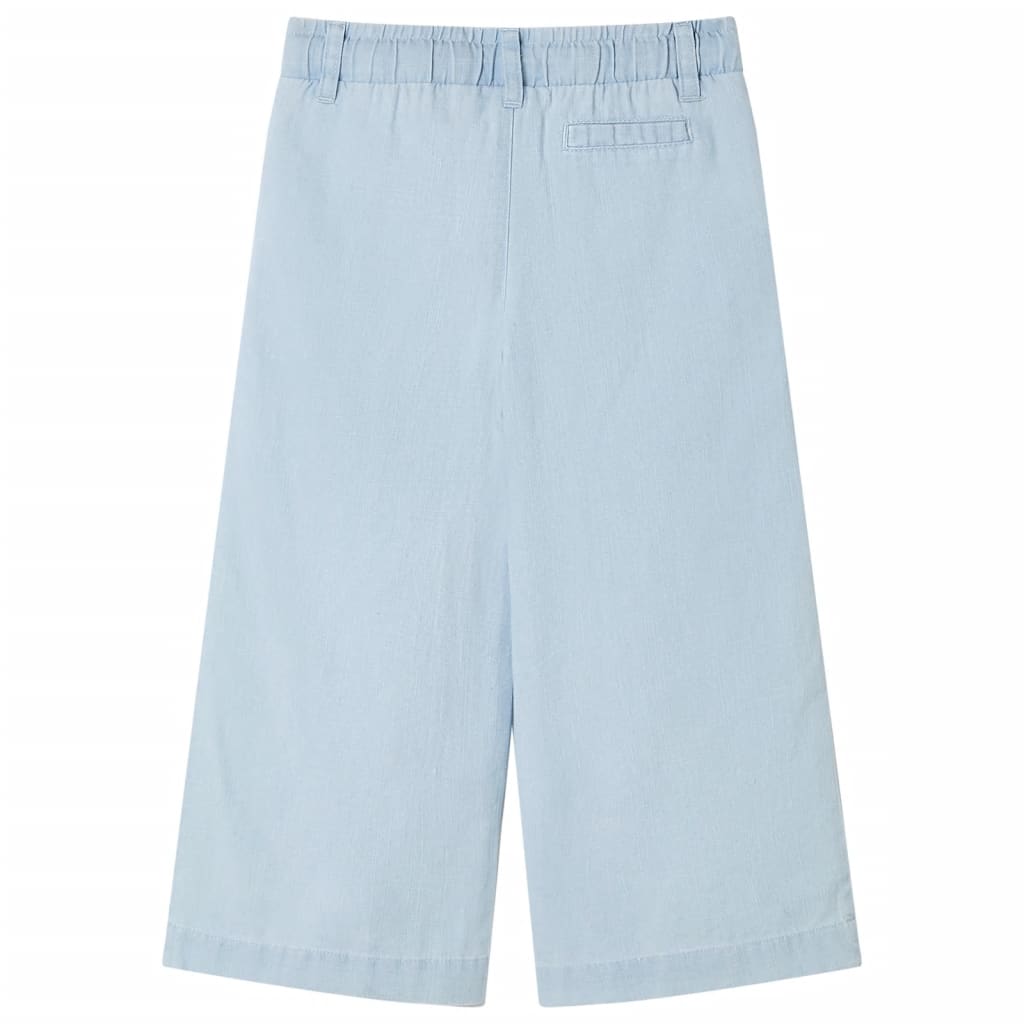 VidaXL Kinderhose 128 Soft Denim Blau