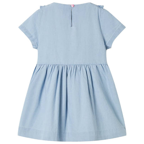 VidaXL Kinderkleid mit Rüschen 92 zartblau