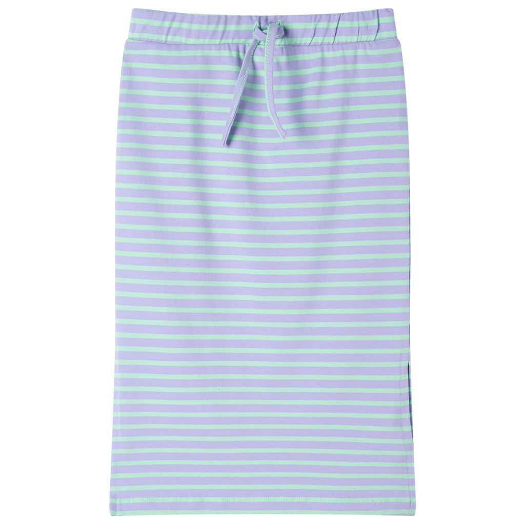 VidaXL Kinderrock gerade mit Streifen 104 leuchtendes Mint