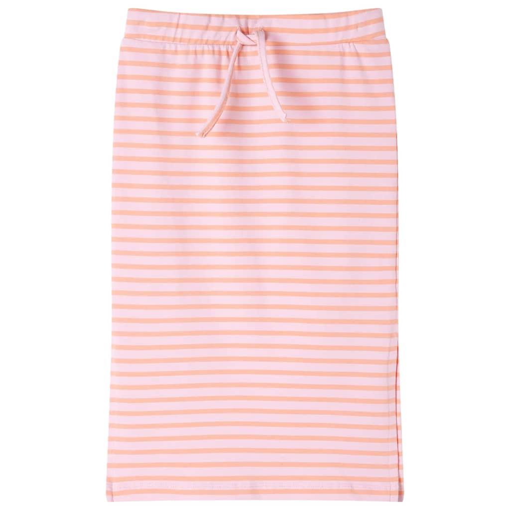 VidaXL Kinderrock gerade mit Streifen 92 Rosa