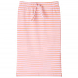 VidaXL Kinderrock gerade mit Streifen 104 Rosa