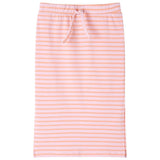 VidaXL Kinderrock gerade mit Streifen 128 Rosa
