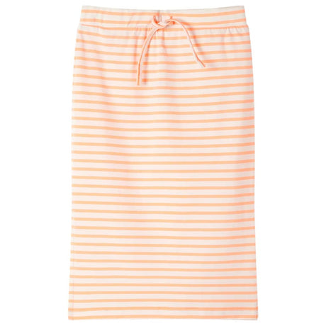 VidaXL Kinderrock gerade mit Streifen 128 fluoreszierendes Orange