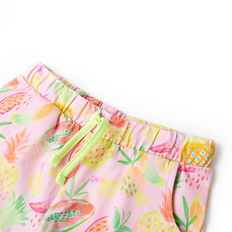 VidaXL Kindershorts mit Kordelzug 140 Zartrosa