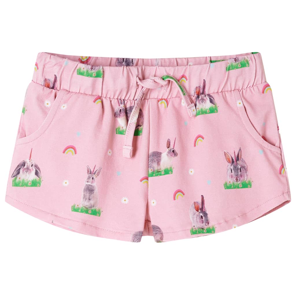 VidaXL Kindershorts mit Kordelzug 116 Hellrosa