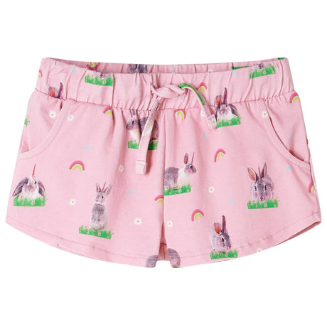 VidaXL Kindershorts mit Kordelzug 128 Hellrosa