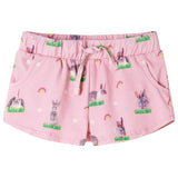 VidaXL Kindershorts mit Kordelzug 140 Hellrosa