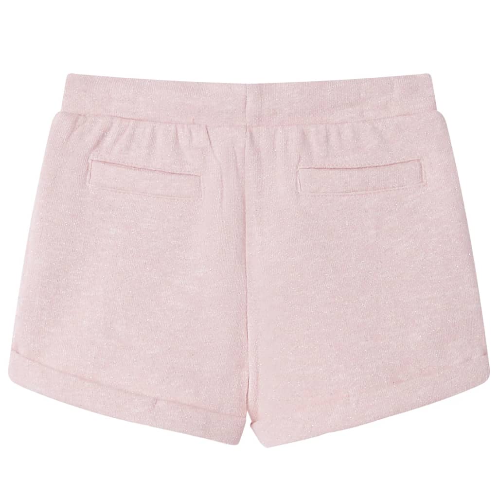 VidaXL Kindershorts mit Kordelzug 140 hellrosa gemischt
