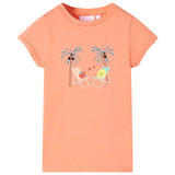 Vidaxl kindershirt 140 perzikkleurig
