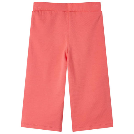 Vidaxl kinderbroek met wijde pijpen 128 koraalkleurig