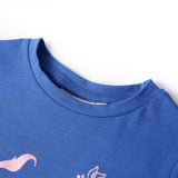 Vidaxl kindershirt 128 kobaltblauw