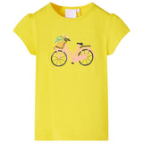 Vidaxl kindershirt 104 geel