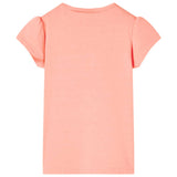Vidaxl kindershirt 104 neonkoraalkleurig