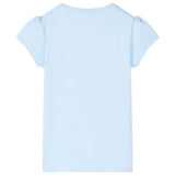 Vidaxl kindershirt 116 lichtblauw
