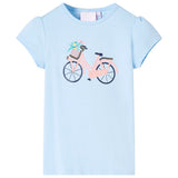 Vidaxl kindershirt 128 lichtblauw
