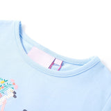 Vidaxl kindershirt 128 lichtblauw