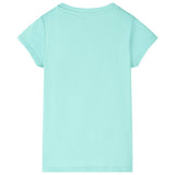 Vidaxl kindershirt 128 lichtmint