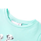 Vidaxl kindershirt 140 lichtmint