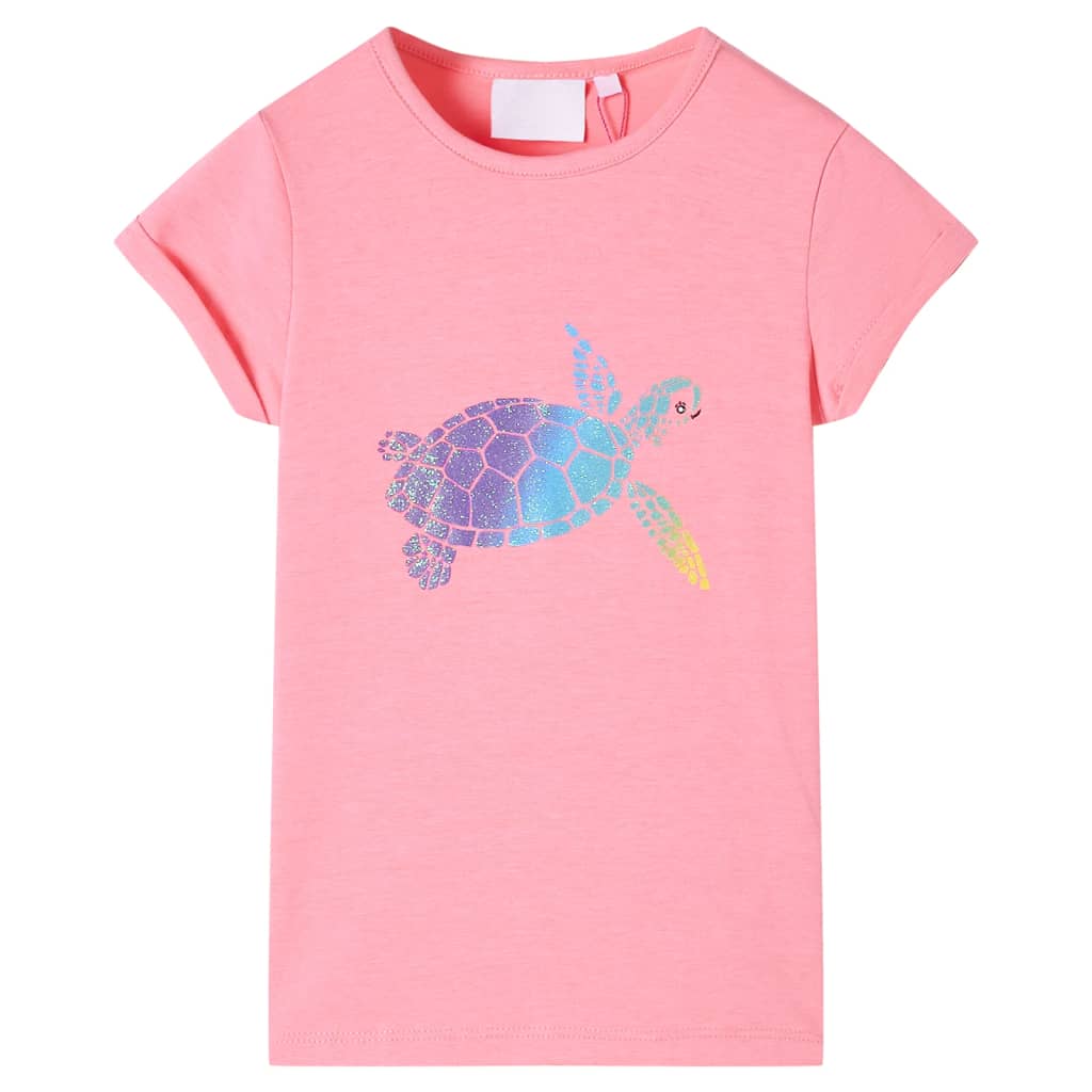 Vidaxl kindershirt 128 felroze