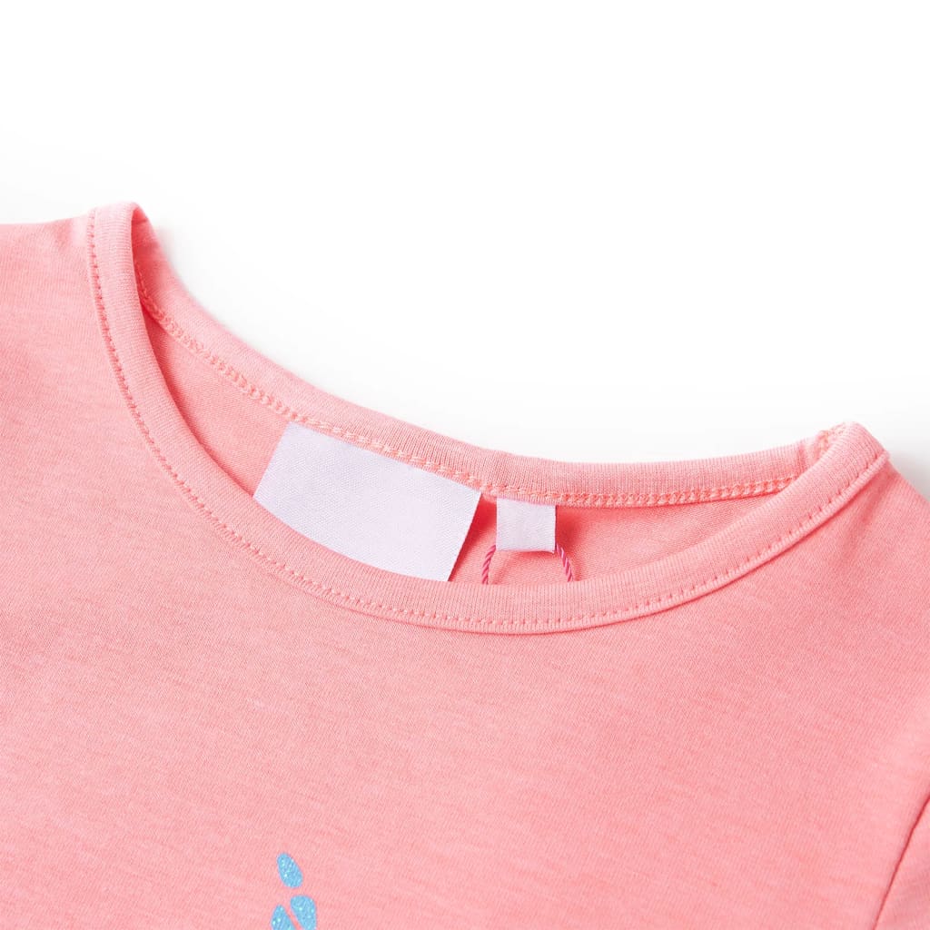Vidaxl kindershirt 128 felroze