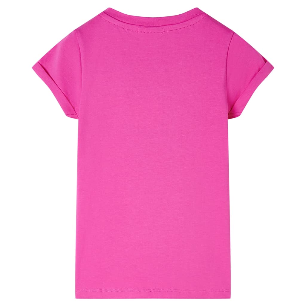 Vidaxl kindershirt 104 donkerroze
