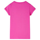 Vidaxl kindershirt 104 donkerroze