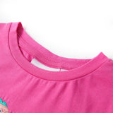 Vidaxl kindershirt 128 donkerroze