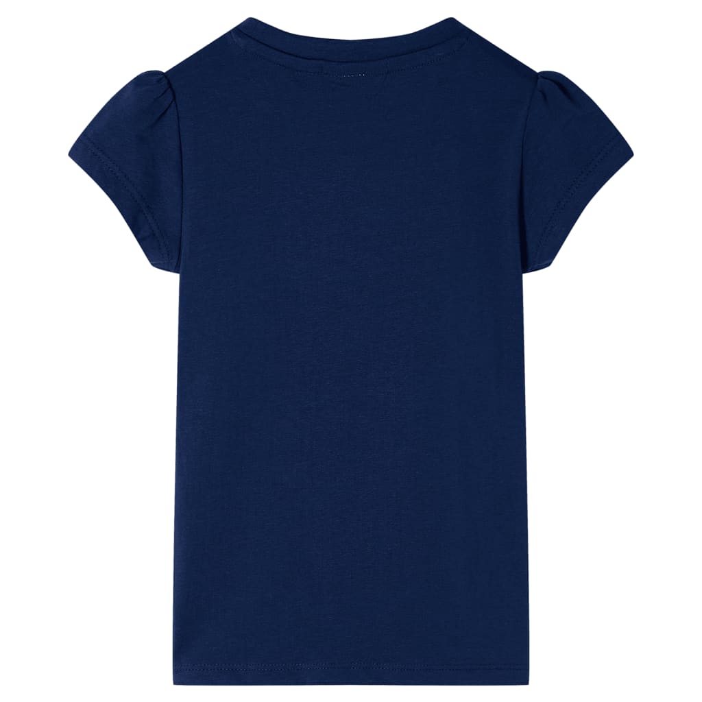 VidaXL Kinderhemd 92 Marineblau