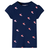 VidaXL Kinderhemd 116 Marineblau