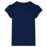 VidaXL Kinderhemd 128 Marineblau
