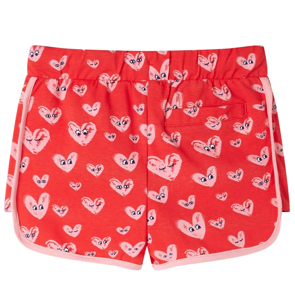 VidaXL Kindershorts mit Kordelzug 92 rot