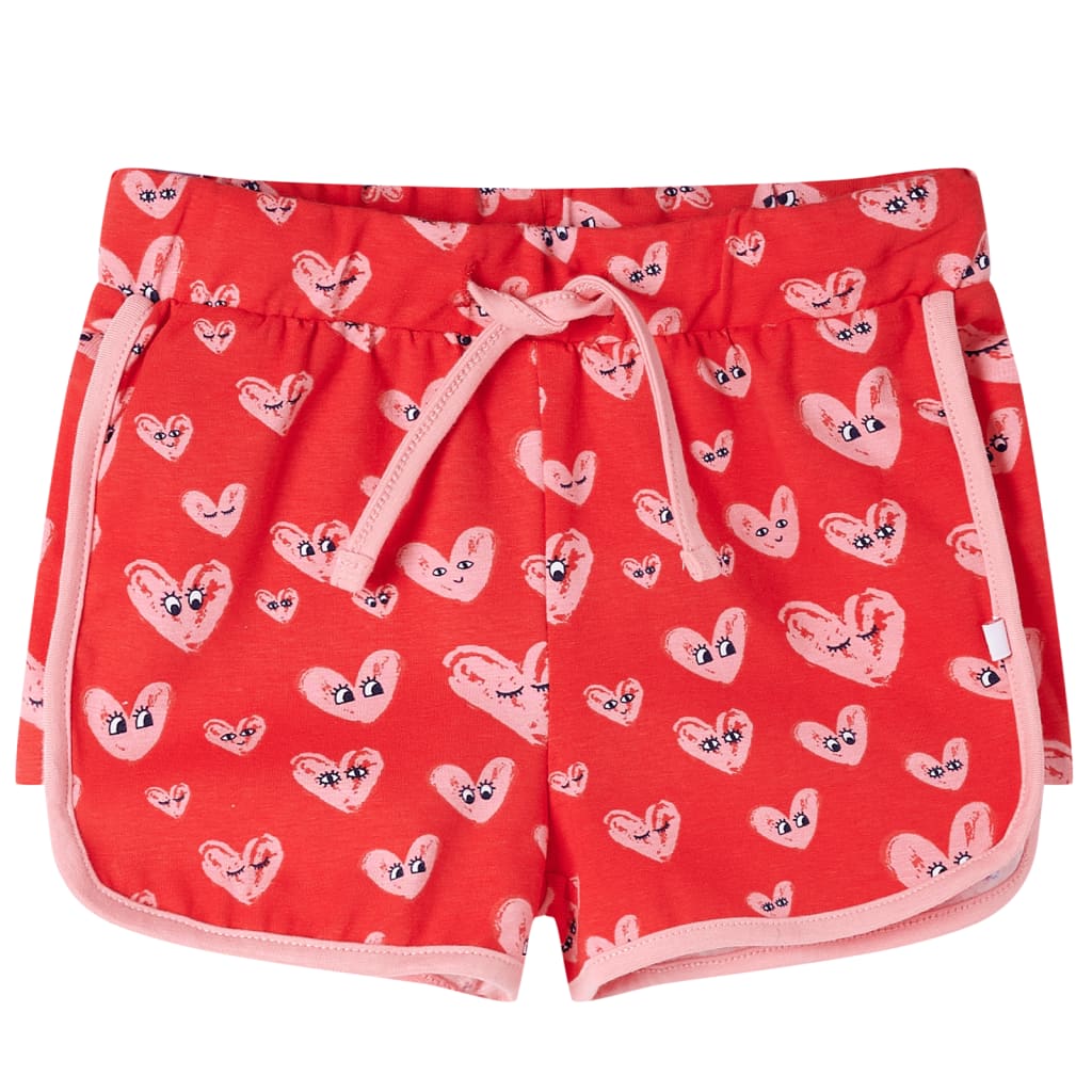 VidaXL Kindershorts mit Kordelzug 104 rot