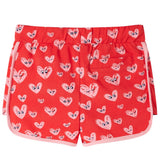 VidaXL Kindershorts mit Kordelzug 104 rot