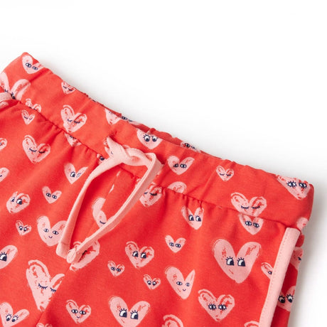VidaXL Kindershorts mit Kordelzug 140 Rot