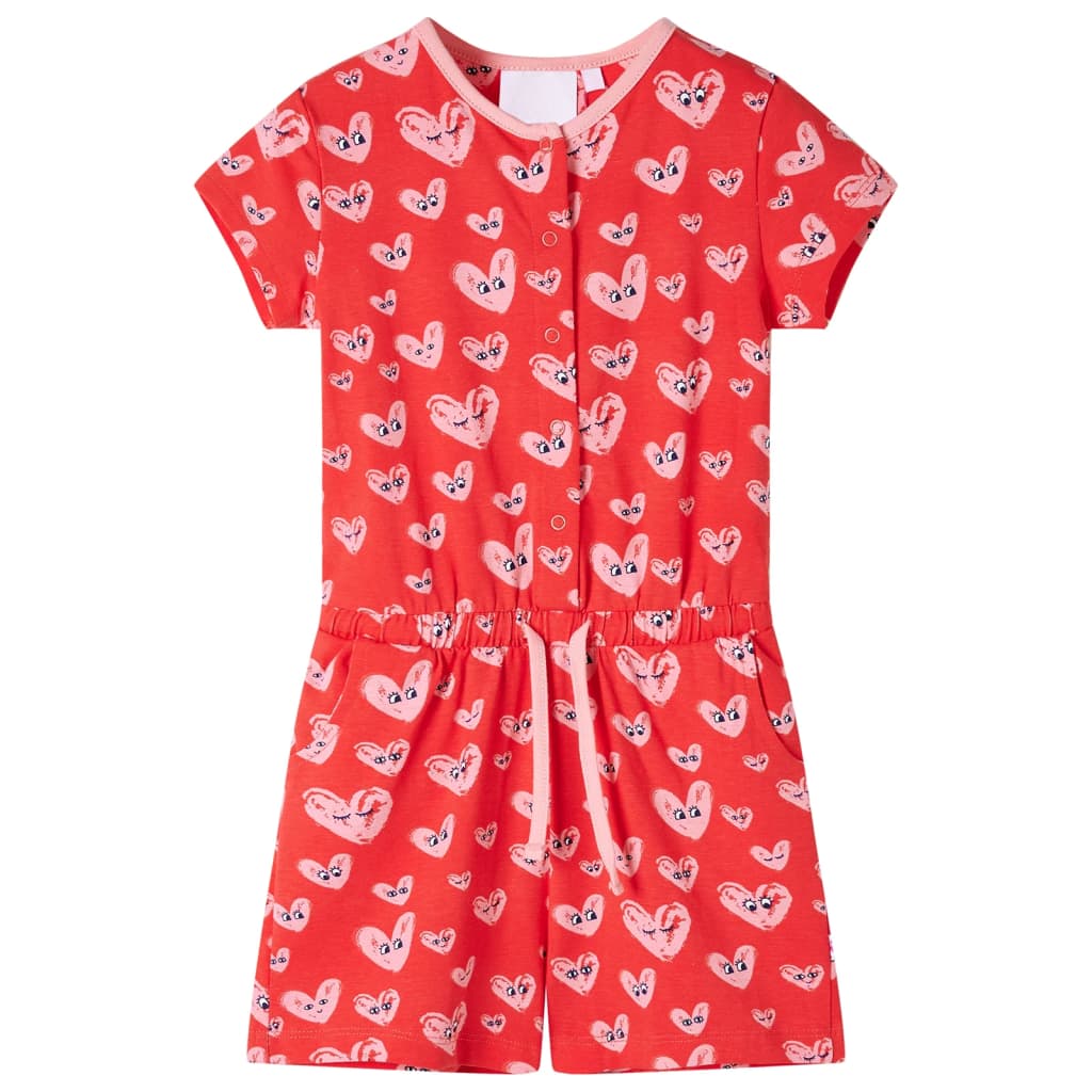 VidaXL Kinderoverall 104 rot