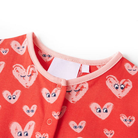 VidaXL Kinderoverall 128 Rot